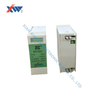 SPD MYS5 40kA 75V 전압 보호 장치 IP20 통신 전력을 보호하기 위해 48V DC 시스템